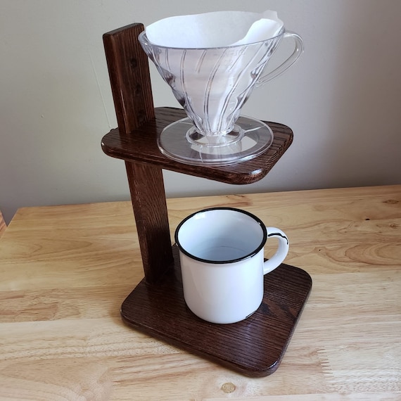 Adjustable Height Pour Over Coffee Dripper Stand Compatible With