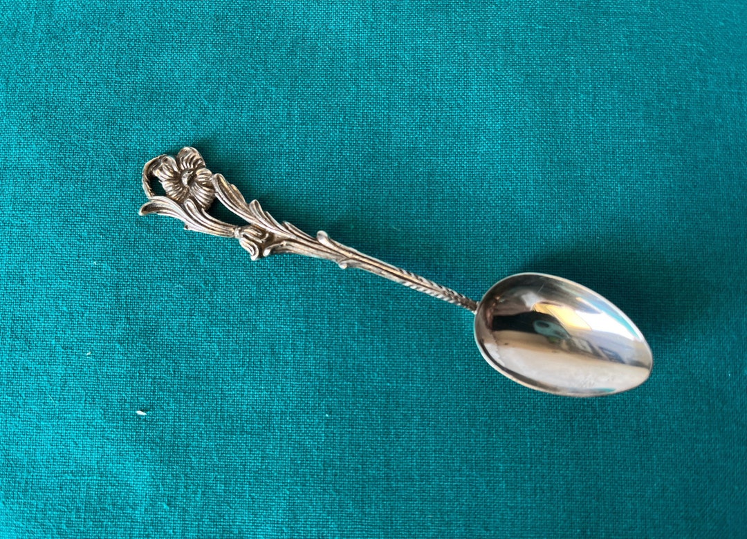 Solid Silver Spoon Made by GEWE in Malmö Sweden. the Design Etsy Norway