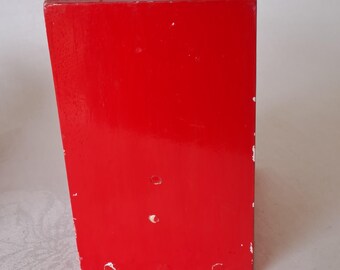 ミッキーマウスの木製ブックエンド2個セット。木製で塗装済み。1960