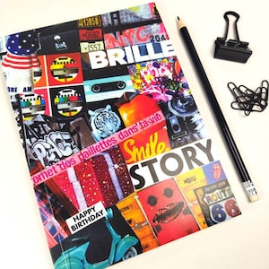 Notebook Story/A5 notebook/Collage notebook/Blank pages notebook/Notebook/Notebook/Stationery/Draft notebook
