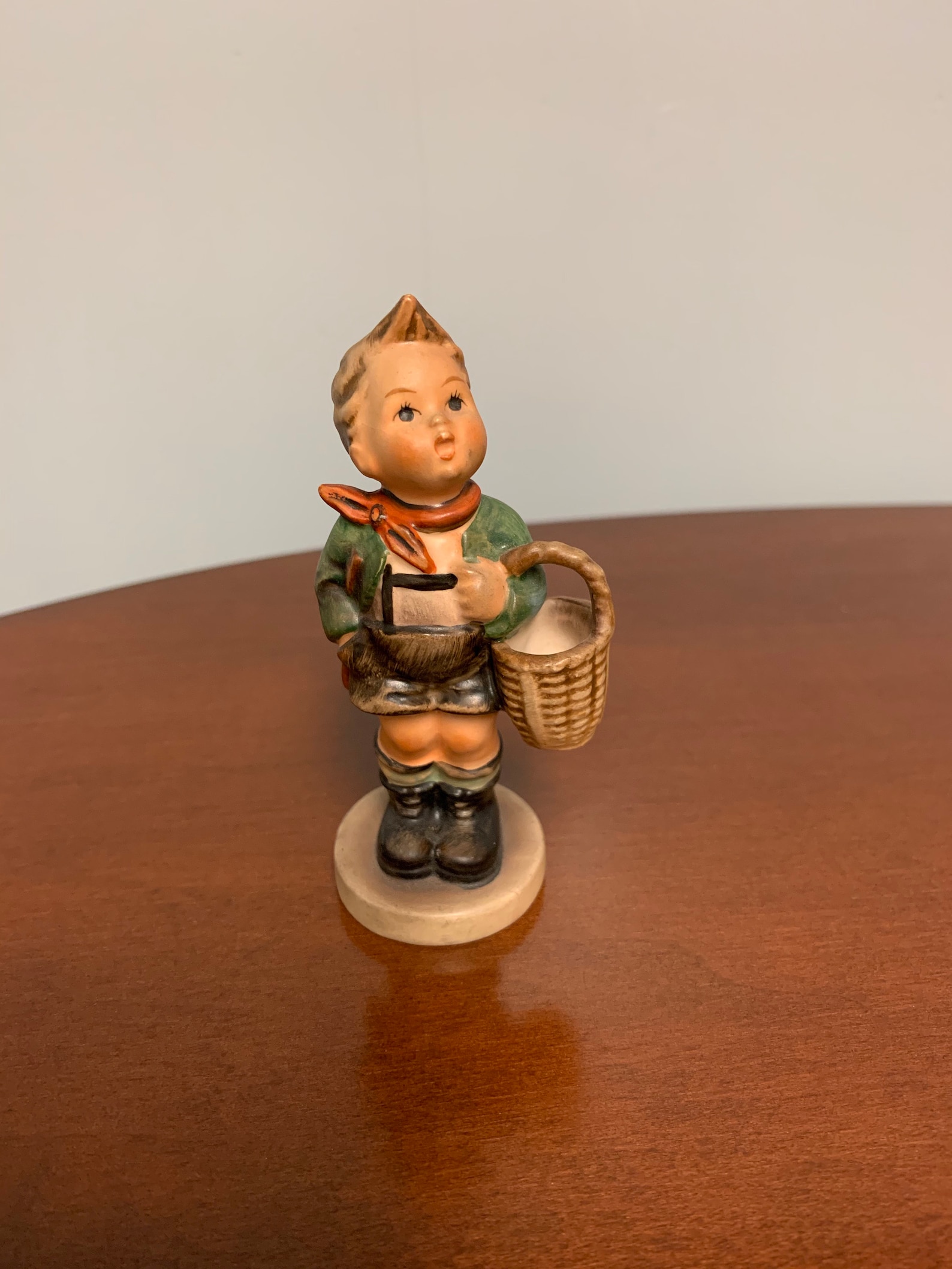 Hummel Village Boy With Basket Hummel 51 3/0 Hummel Etsy