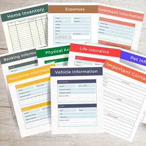 Everything you need, just in case- EMERGENCY BINDER