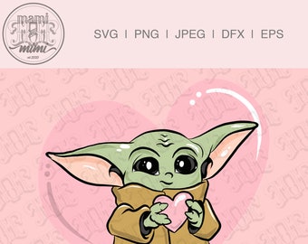 Art Collectibles Clip Art Star Wars Mandalorian Baby Yoda Svg Valentine Candy Heart Bundle Star Wars Disney Cricut Cut Files Grogu Svg Png Clipart The Child