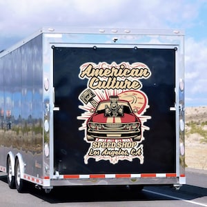 Your Custom Logo or Text Vinyl Decal Trailer Sticker | Custom text Sticker for Car | Custom Logo, Water proof Sticker Decal | Business Logo