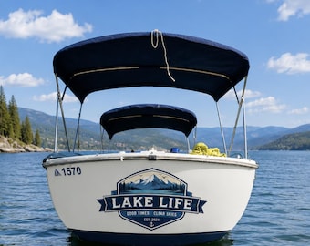 Your Custom Logo for Boats Vinyl Decal | Custom text Sticker  | Custom Logo, Water proof Sticker Decal | Business Logo | Boat Restoration