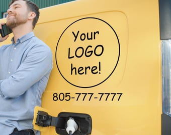 Calcomanías con logotipos personalizados / Calcomanías de vinilo impermeables / Calcomanías con código QR / Calcomanías con logotipos para puertas y ventanas comerciales / Calcomanías comerciales