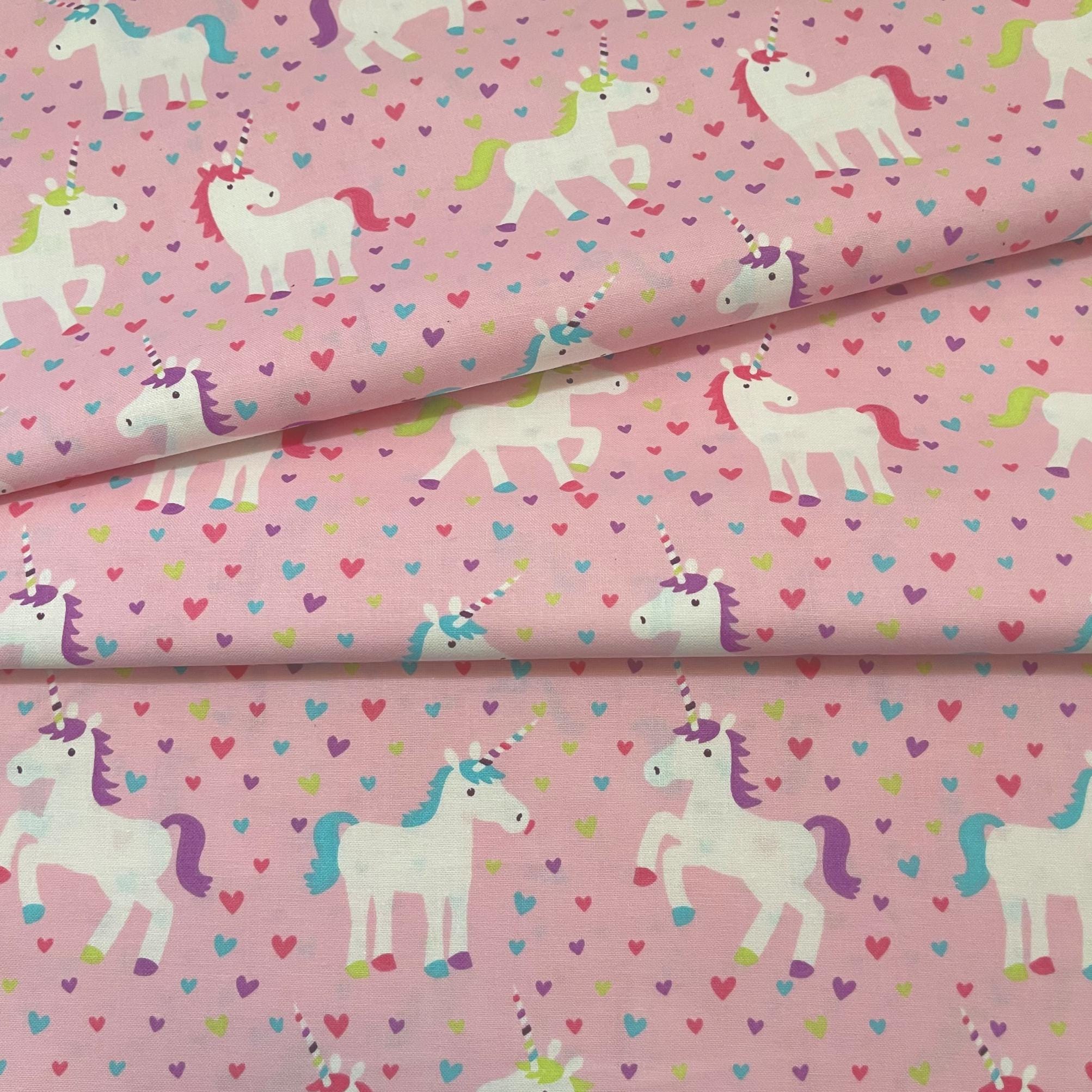 Fleece unicorn fabric
