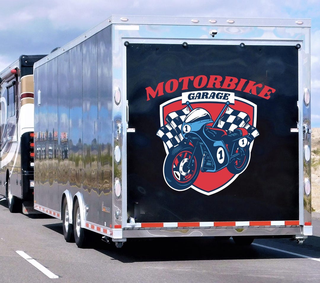 Your Custom Logo or Text Vinyl Decal Trailer Sticker | Custom Text ...
