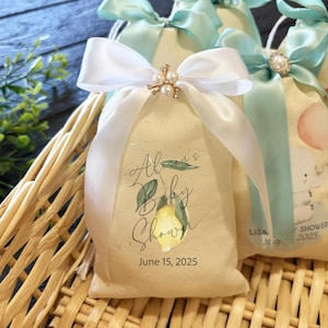 Lemon Theme Baby Shower Party Favors for Guests | Mediterranean Baby Shower Favors | Personalized Baby Shower Party Favors for Guests Gifts