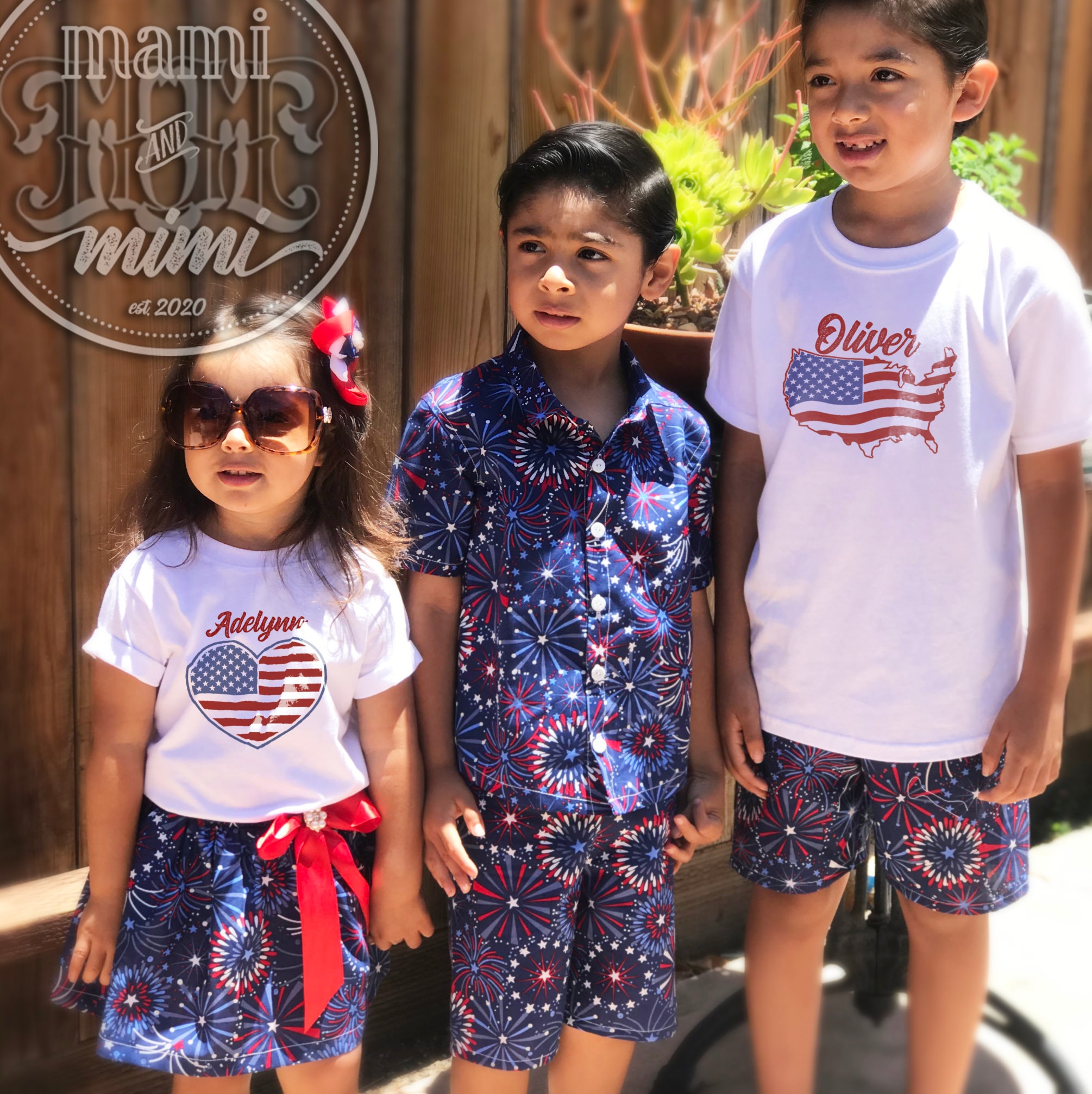 Family Matching Outfits 4th of July patriotic USA family  Etsy