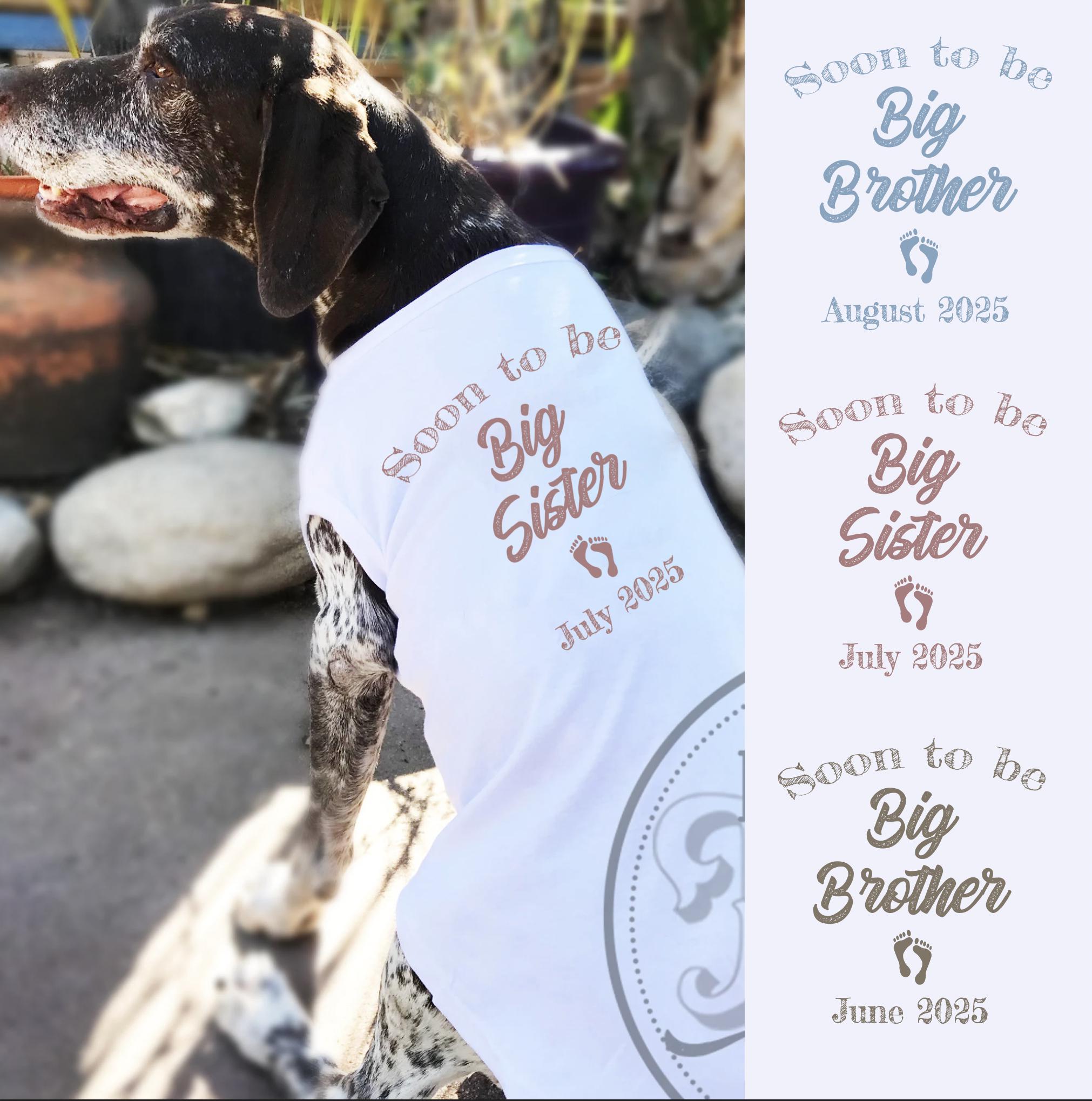 Big Sister Dog Shirts