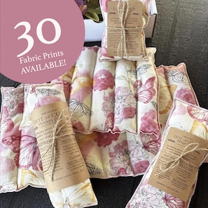 Risvärmedyna | Värmedyna för mikrovågsugn | Värmepåse för ris i mikrovågsugn | Återanvändbar värmepåse | Rispåse för värmeterapi