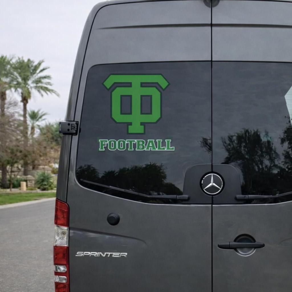 School Logo Support Decals | Custom Text Sticker for Car or Truck ...