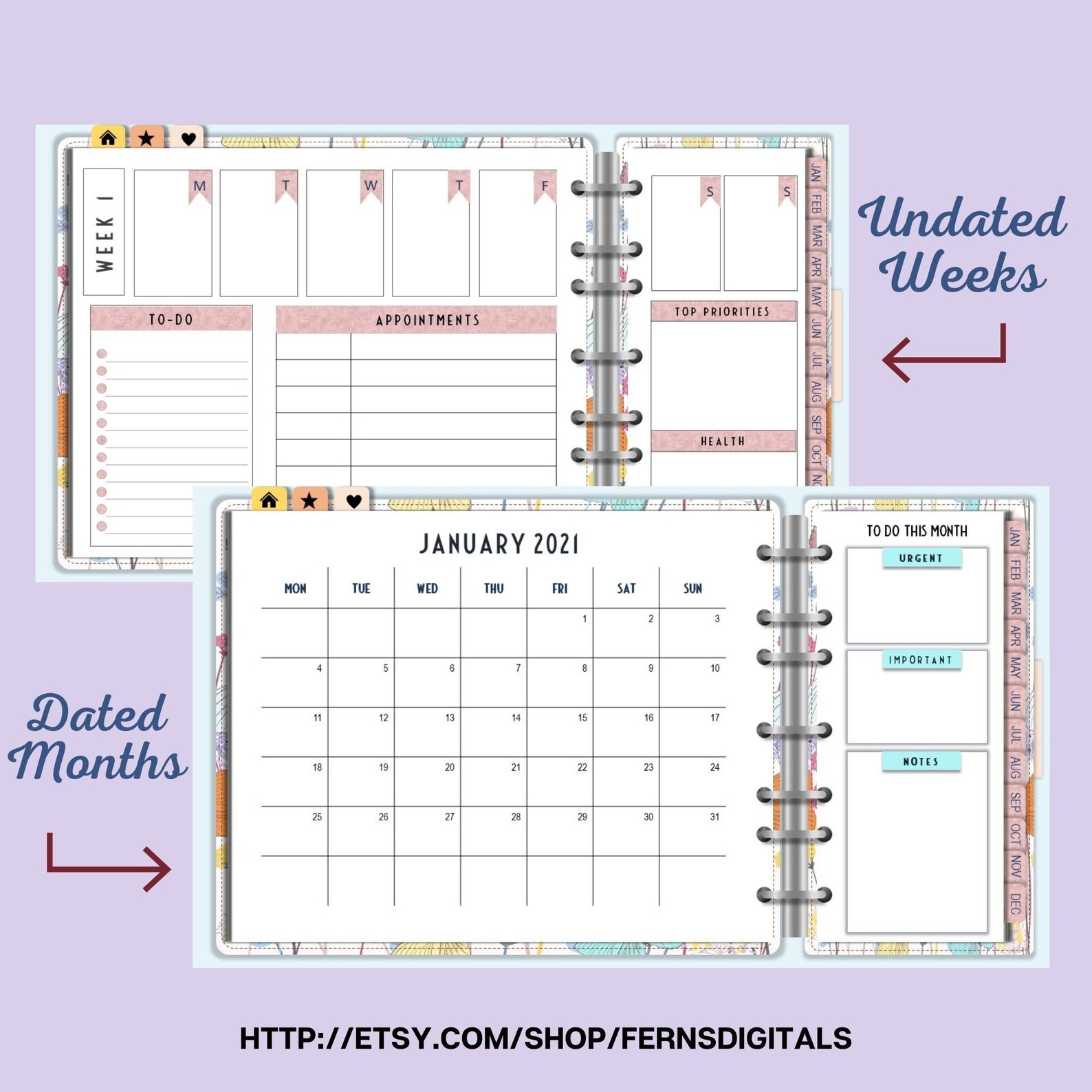 Onenote Planner Template 2022 Printable Word Searches