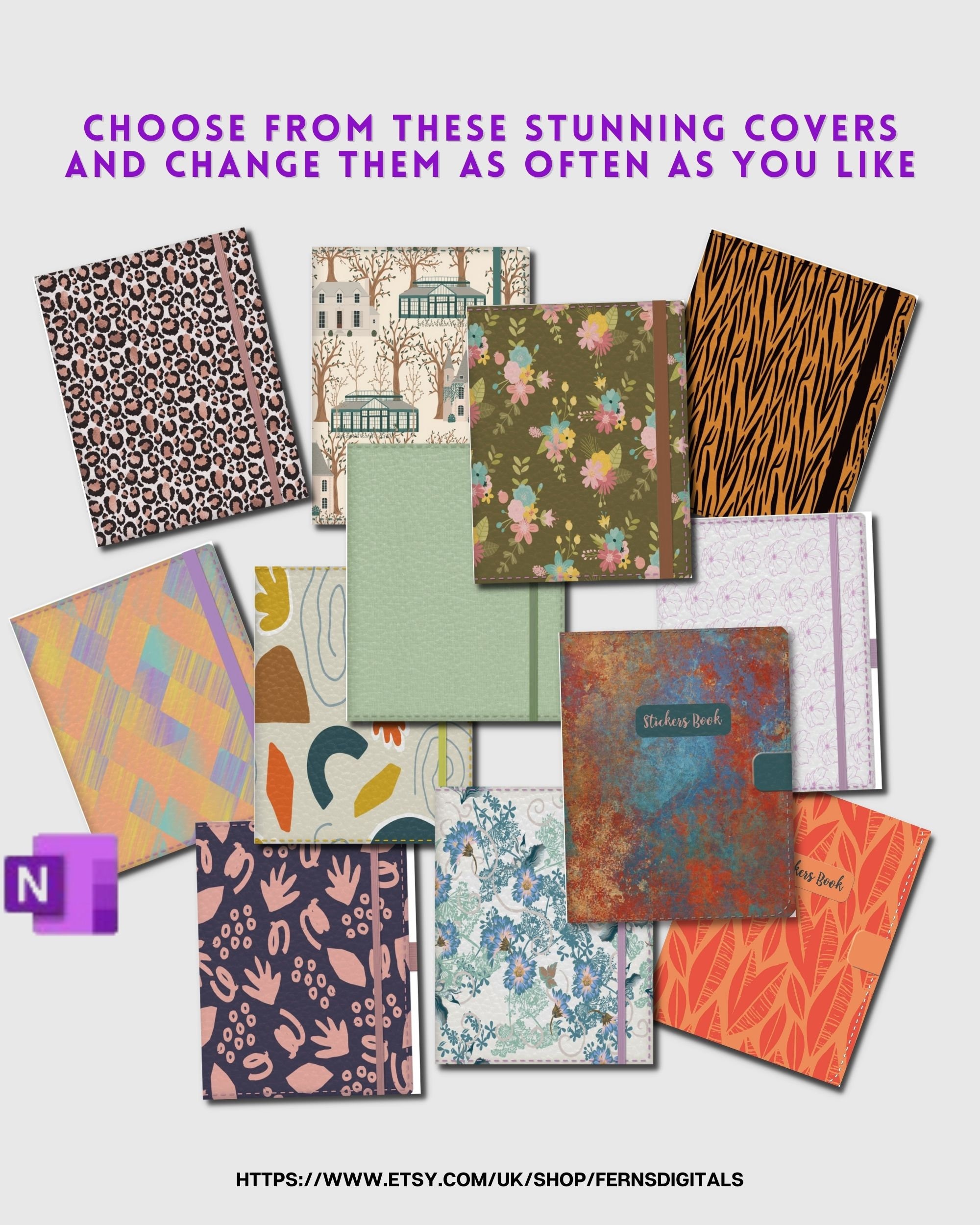 Ultimate Onenote Sticker Book: Over 1200 Creative Stickers for Your ...