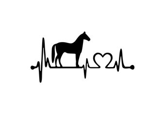 Download Horse Heartbeat Svg Etsy