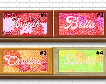 Mosaic Name Art Etsy Mosaic Name Art Etsy