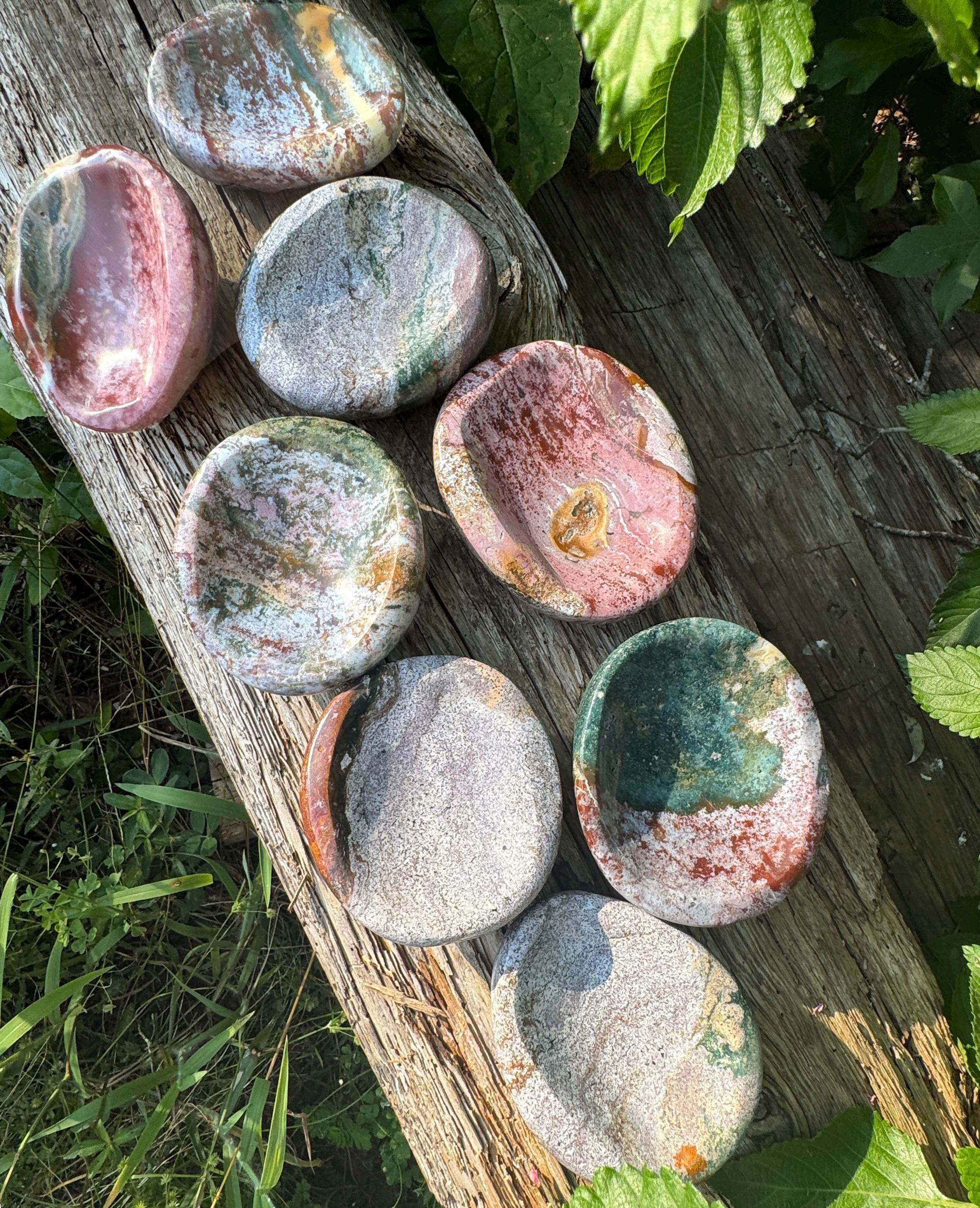 Palmstone ocean jasper - Etsy 日本