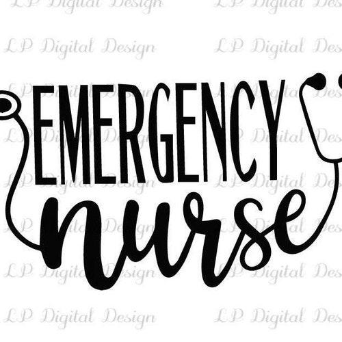 ER Nurse Svg ER Nurse Cut File Emergency Room Nurse Shirt - Etsy