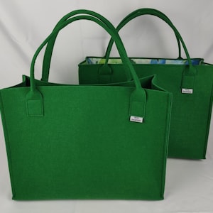 Grosse Filztasche, Henkeltasche, Filzshopper, Einkaufstasche
