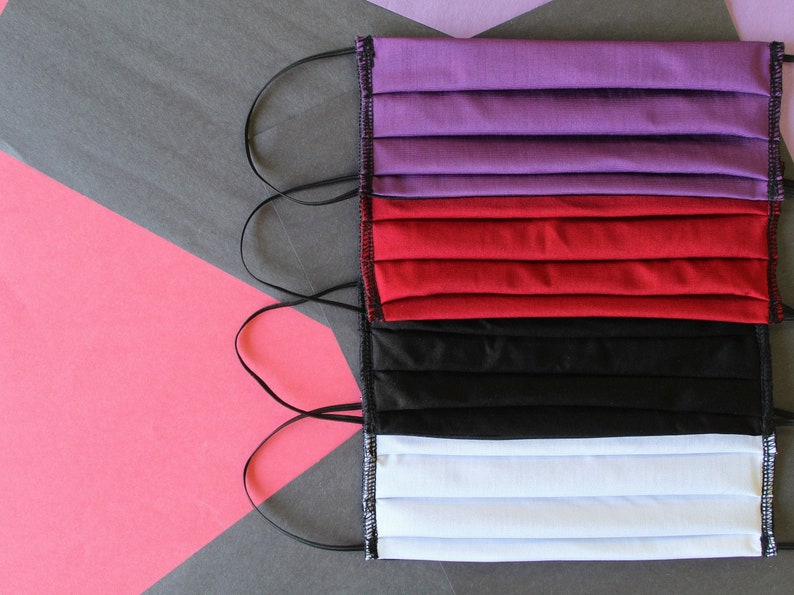 100 Nylon Face Mask Double Layered NEW COLOR Etsy