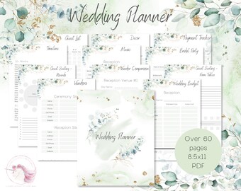Wedding Planner Printable - Etsy