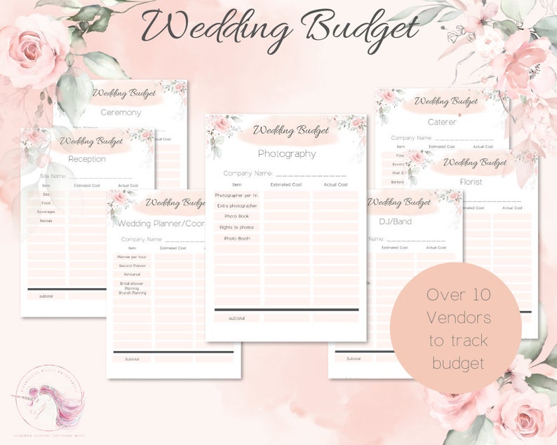 Wedding Planner Printable, Wedding Planner Book, Printable Wedding ...