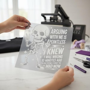 Arguing With Me Is Pointless Ready-to-Press DTF Transfer