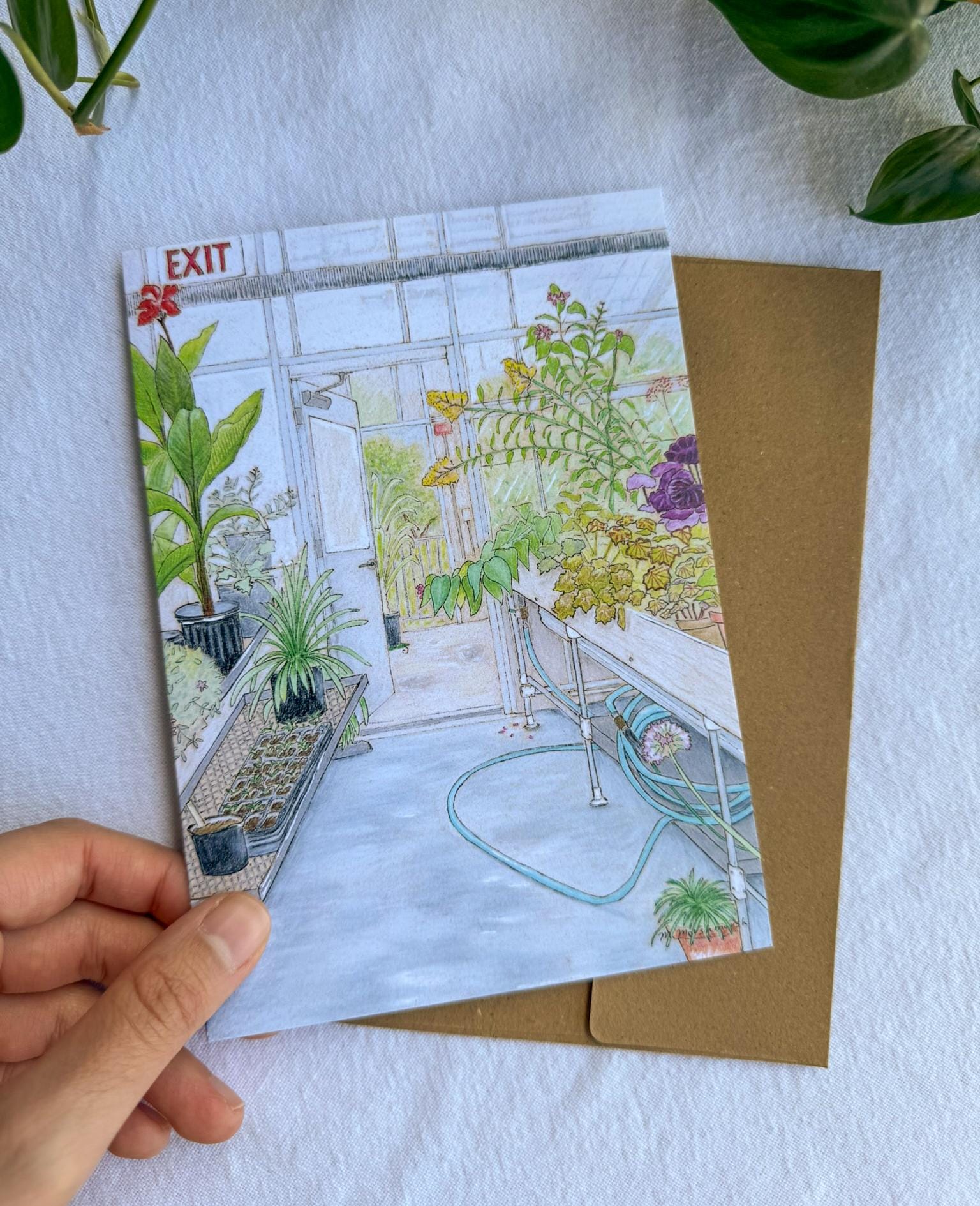 Greenhouse Wonder - Greeting Card