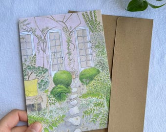 Serene Garden - Greeting Card