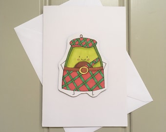 Avocado Greeting Card- Highland