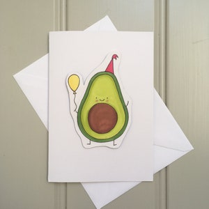 Avocado Greeting Card
