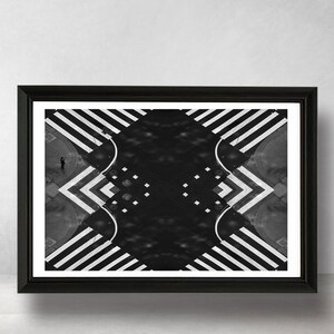 Abstract Street Photography Print,Printable Wall Art,Street Photography,Large Poster,Wall Decor,Black and White,2x3,Digital Download