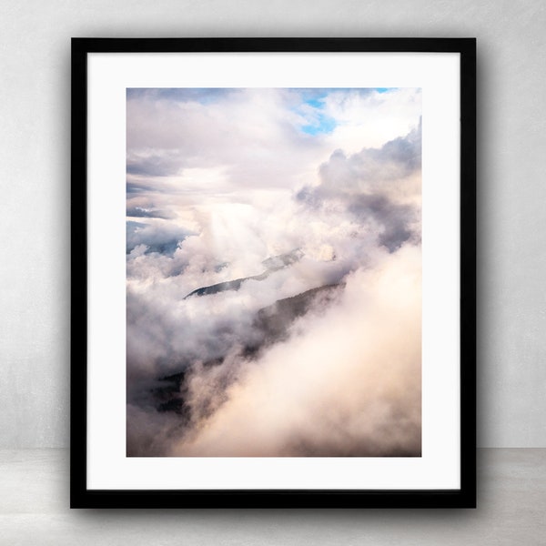 Whistler Poster Print,Canada,Sky and Clouds,Printable Wall Art,Nature,Large Poster,Wall Decor,4x5,Digital Download