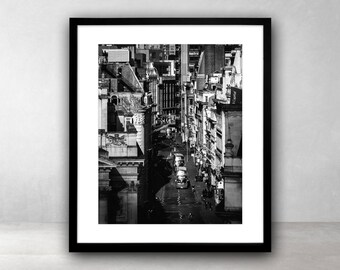 London Poster Print, Liverpool Street, Printable Wall Art, Large Poster, Wall Decor, Zwart-Wit, Architectuur, 4x5, Digitaal Downloaden