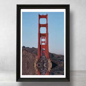 Golden Gate Bridge Abstract Photography Print,San Francisco,Architecture,Printable Wall Art,Large Poster,Wall Decor,2x3,Digital Download