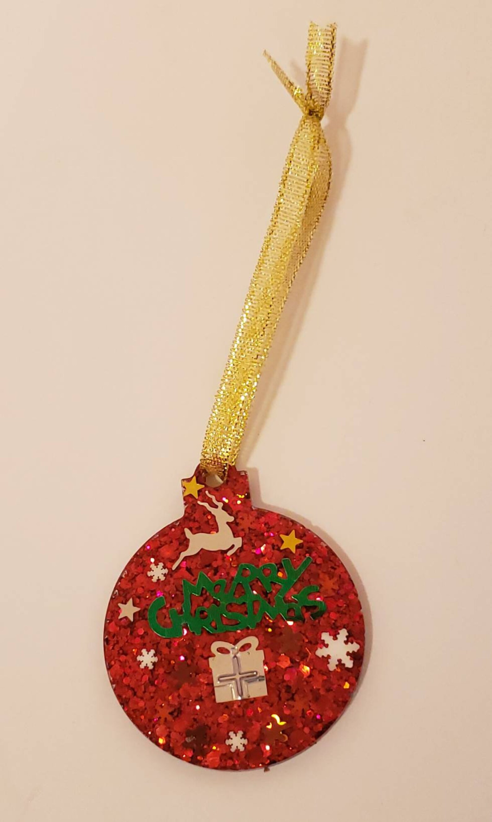 Christmas Resin Ornaments Etsy