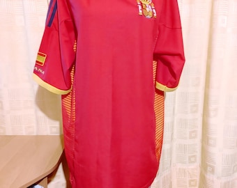 Shirt Soccer Football Jersey Raul #10 Espana Spain Rare Vintage Sz XXL Men's Clothing Sports Fitness