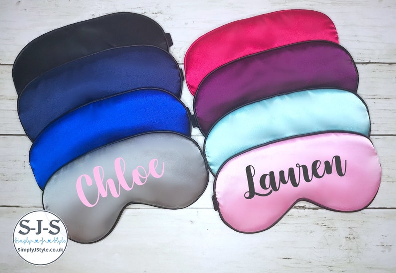 Personalised Sleeping Mask Custom Sleep Mask Gift for Her Etsy UK