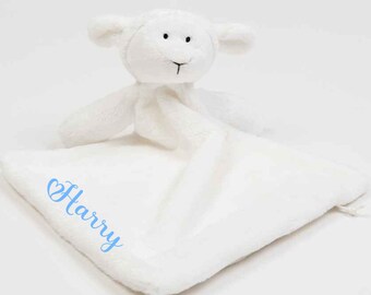 Lamb Comforter personalised with name