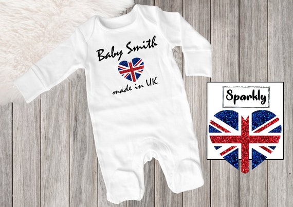 personalised baby bodysuits uk