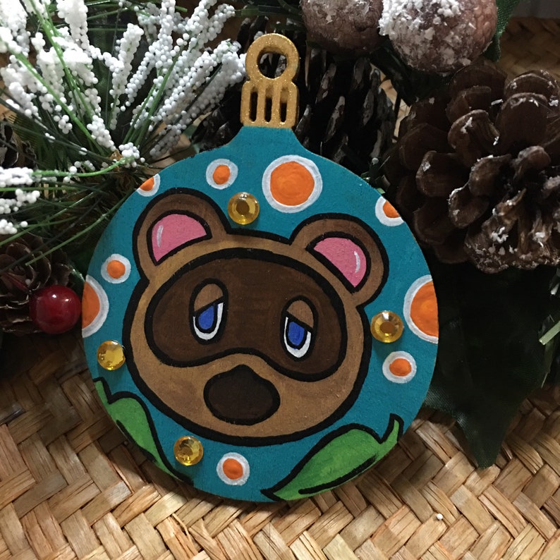 Hand Painted Wooden Tom Inspired Ornament