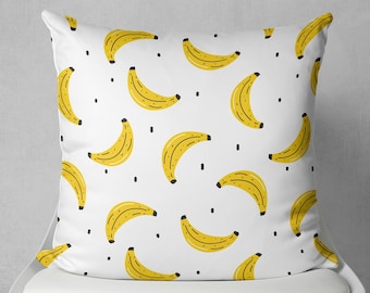 Bananmönster Kudde: Gul Heminredning