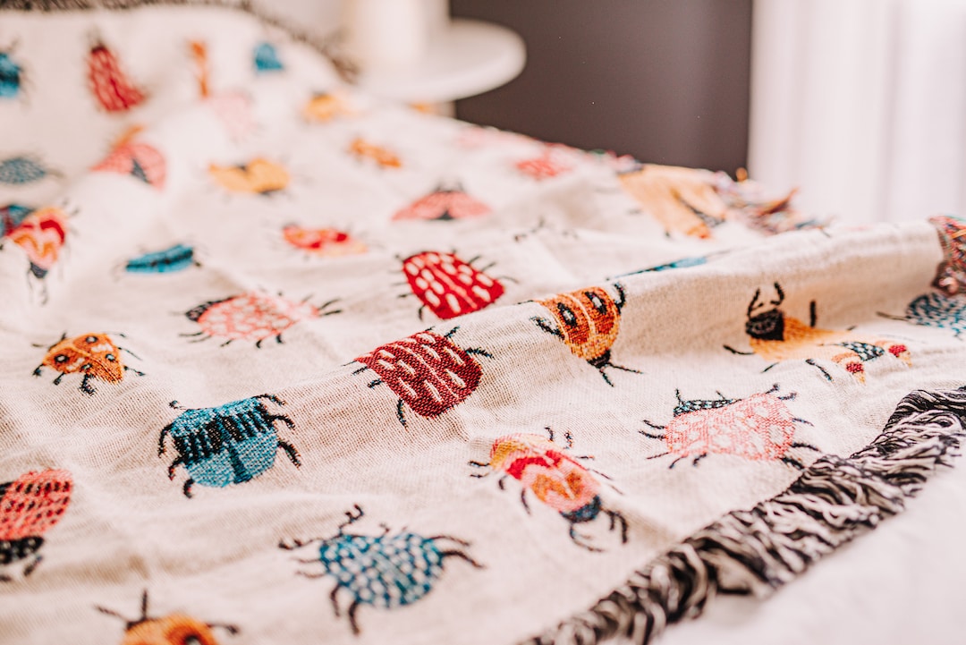 Beetles Throw Blanket: Beetles Blanket, Woven Throw Blanket, Kids Blanket, Bed Blanket, beetles Decor