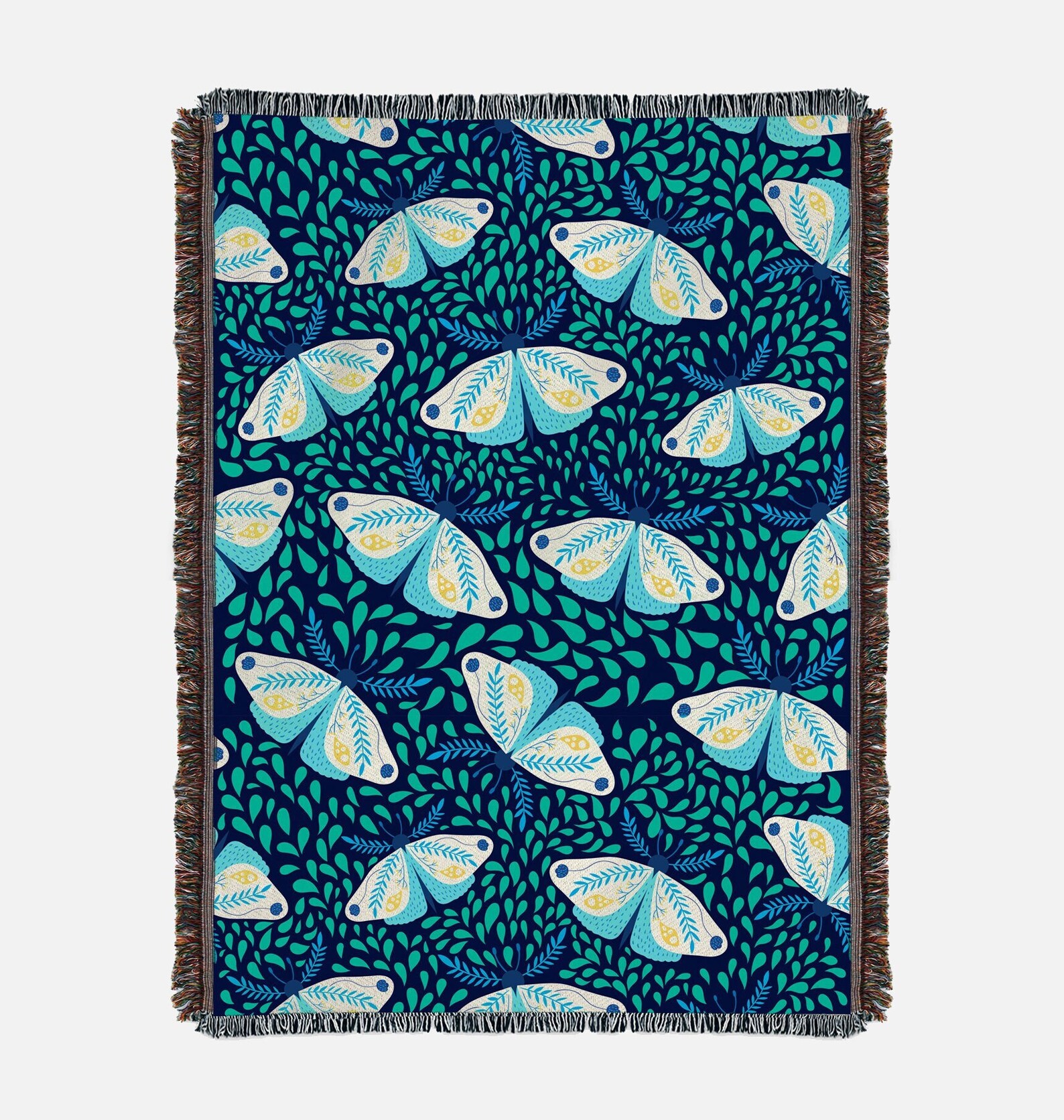 Butterflies Throw Blanket Butterfly Blanket Woven Throw Etsy UK