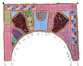 Embroidered Indian Door Hanging Arch Toran