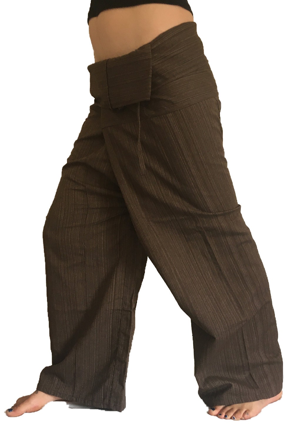 100% Cotton Striped Thai Massage Trousers / Fisherman Pants - Etsy