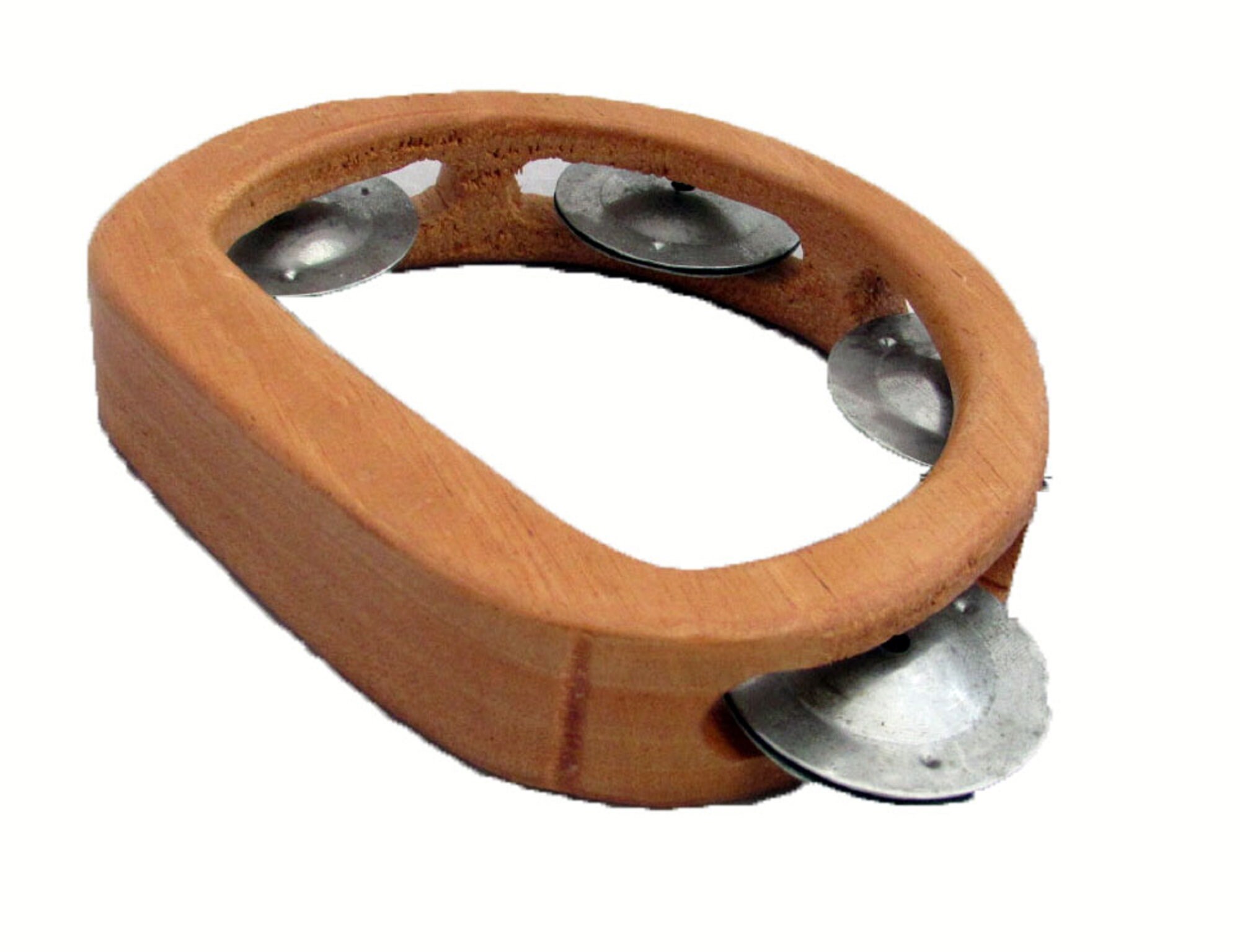 Hand Made Wooden Tambourine Shaker Available in 2 Sizes Etsy