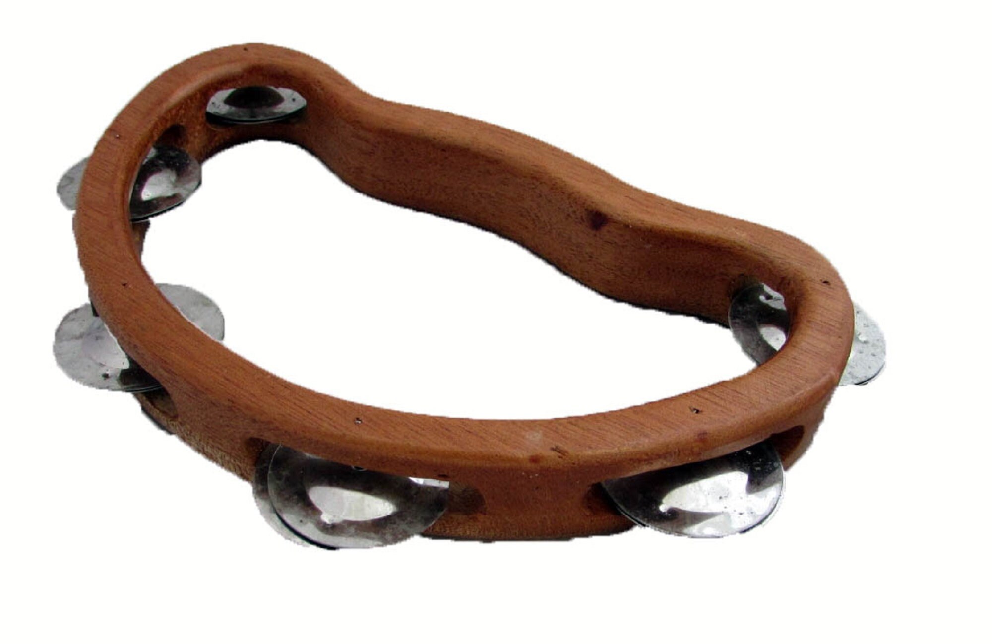 Hand Made Wooden Tambourine Shaker Available in 2 Sizes Etsy