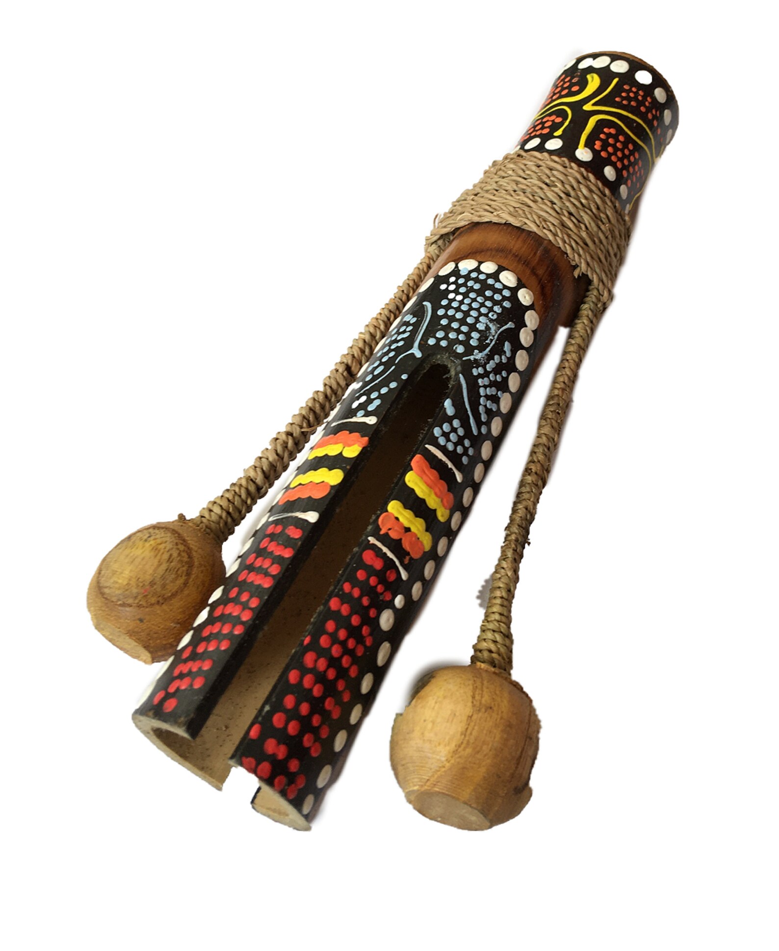 Ethnic on Stick with Bamboo Handle and Traditional Etsy